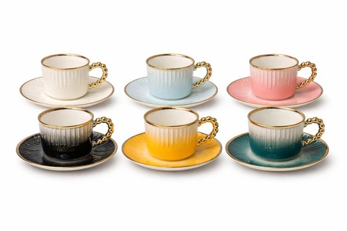250ml 6pcs porcelain - 250ml, coffee