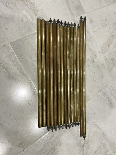 Victorian solid brass stair - victorian,