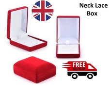 Velvet necklace box pendant - box,
