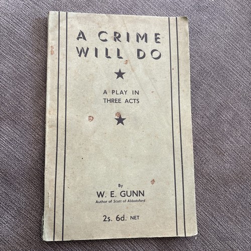 Ultra rare inscribed - , crime