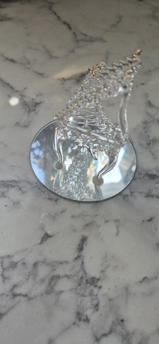 Glass grand piano ornament - grand,