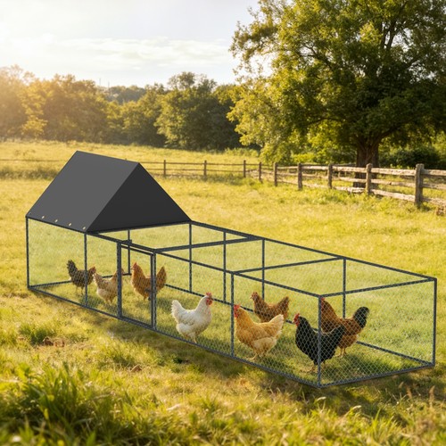 Large chicken coop hen - chicken,