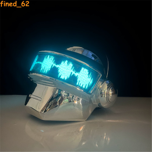 Robot punk helmet led lighted - helmet,