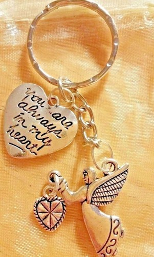 Angel heart keyring - angel,