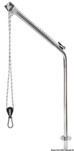 Stainless steel davit tender - stainless,