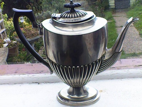 Silver plate georgian coffee - silver,