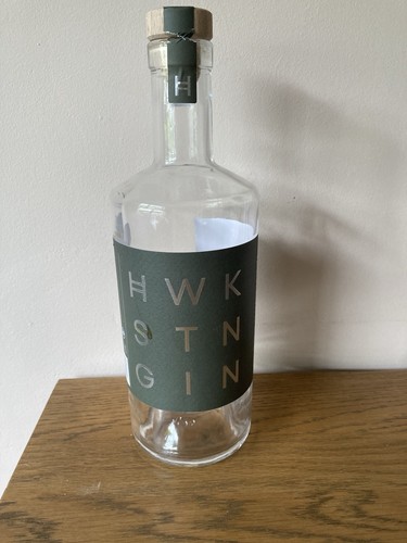 Hawkstone 70cl gin empty - hawkstone,