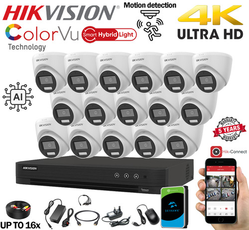 Hikvision 8mp colorvu - 8mp,