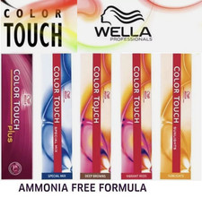 Wella Colour Touch and Colour Touch Plus 60ml Hair Dye Tint FULL RANGE FREE