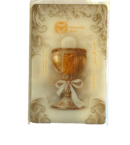 Germania mint gold 24k - germania, 1g