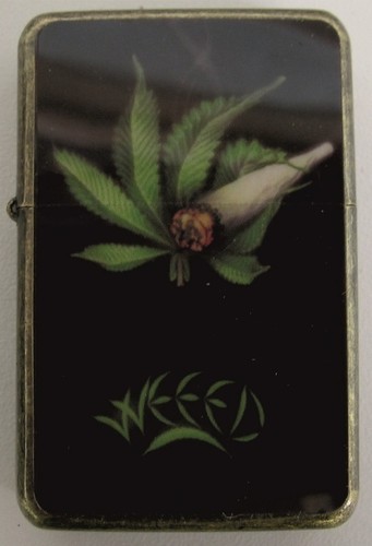 Weed design star - lighter, in