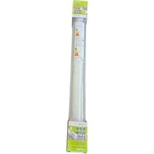 Luceco Linear Eco Climate T8 Single LED Lighting, 2 Feet, 10 Watts Grey