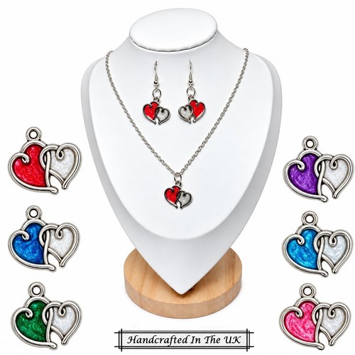 Jewellery double heart shaped - double,