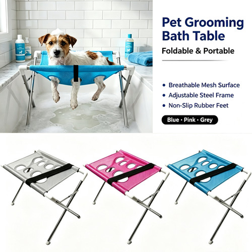 Pet grooming hammock - grooming, stand