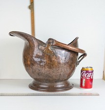 Antique Helmet Scuttle