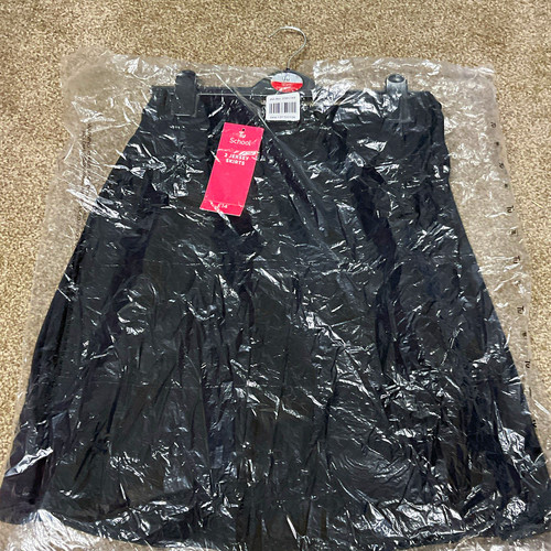 Girls black pleated jersey - tu,