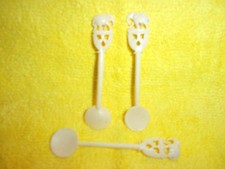  3 ANTIQUE 1900'S Ivory