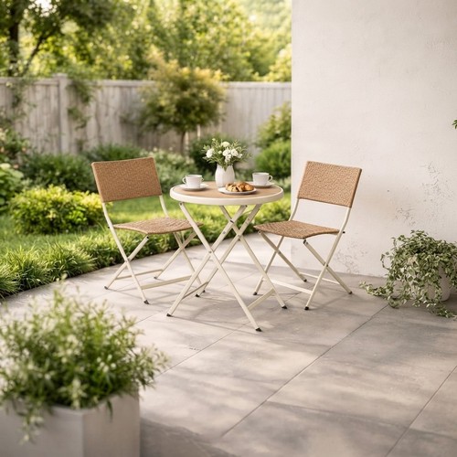 Wicker metal bistro - bistro, set