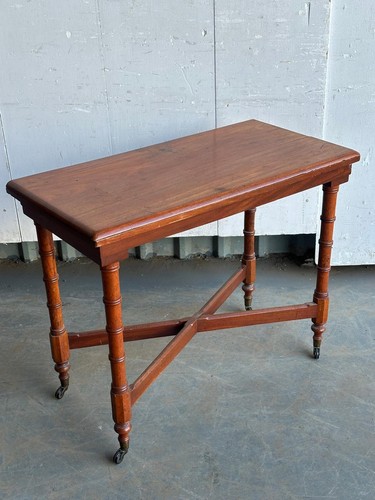 Victorian mahogany folding - a,