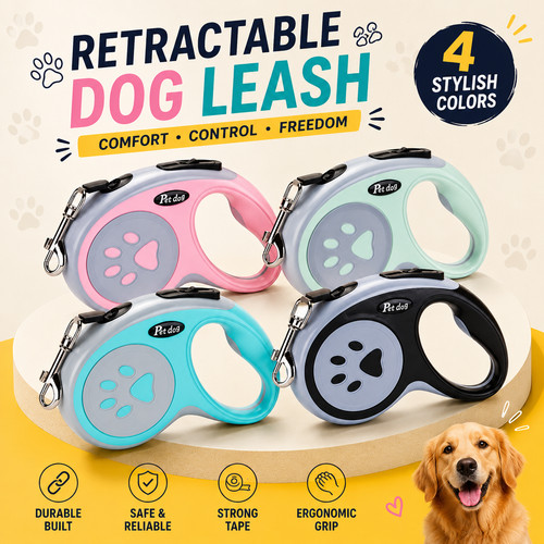 Retractable dog leash - dog,