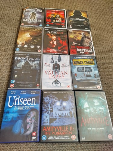 Horror dvd job lot 11 - dvd's, of