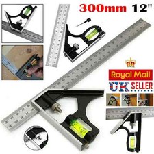 Try Square Engineers Combination tool Set with Level Stainless Steel Ruler NEW