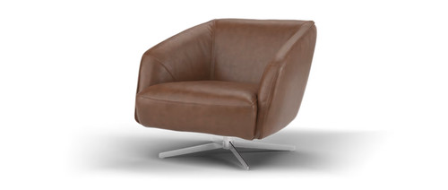 Sofology adler leather swivel - adler,