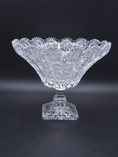 Bohemia Crystal Queen Lace Large Centrepiece Footed Bowl