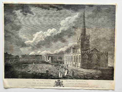Vintage sheffield cathedral - vintage,