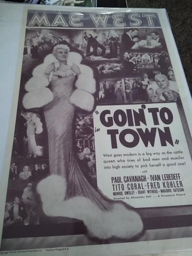 Mae west going town - west, by
