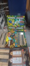 'Woods Queen' Vintage Pinball Translite Glass Panel