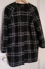 PHASE EIGHT Oversized Mohair Cocoon  Coat Size 8 (pit to pit approx. 42")
