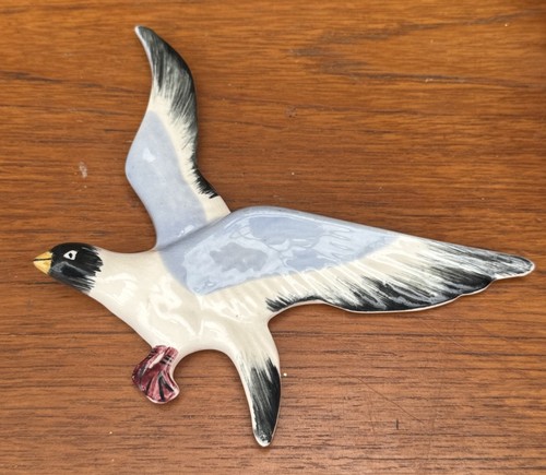 Vintage flying seagull wall - flying,