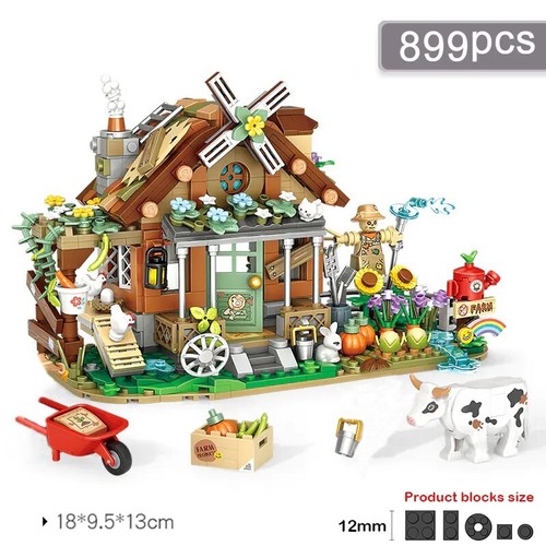 Farm village house - village, animal