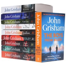 John Grisham Novels(Sooley, Rogue Lawyer& More) 10 Books Set - Fiction-Paperback