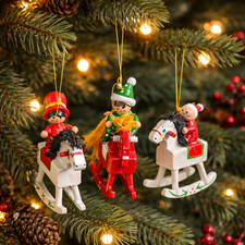 Vintage Wooden Rocking Horse