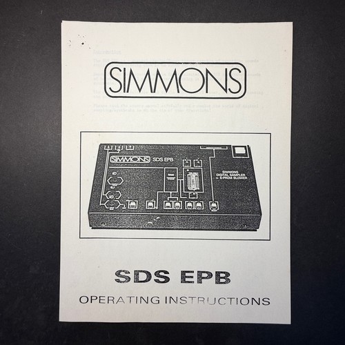 Vintage simmons electronic - simmons,