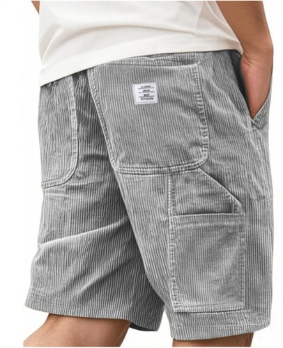 Men shorts casual corduroy - shorts,