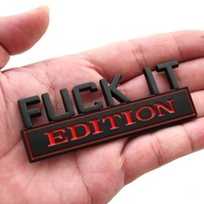 FUCK-IT EDITION Logo Sticker