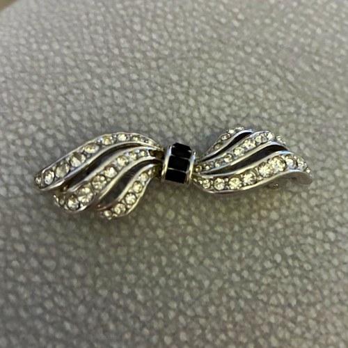 Silver tone art deco - silver,