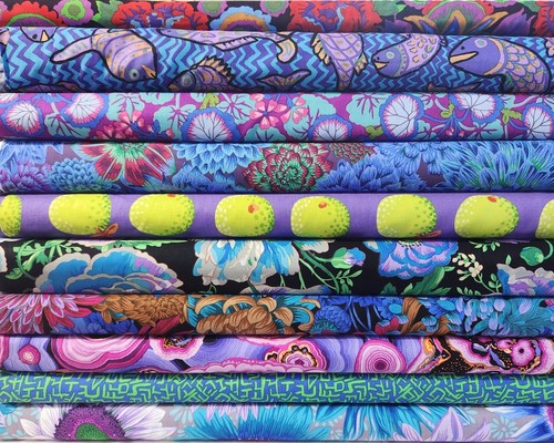 Kaffe fassett cool fat - fassett, quarter