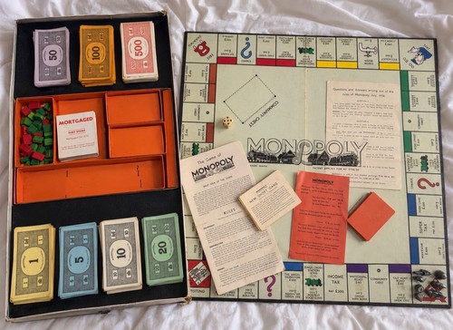 Vintage waddingtons monopoly - vintage,