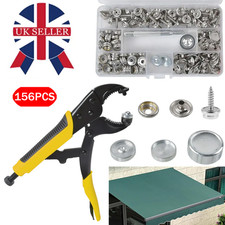 156Pcs Heavy Duty Snap