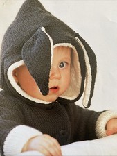 Knitting pattern CHILD’S DONKEY JACKET & SHOES (delightful outfit /6-18 months)