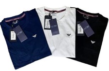 Men's  Armani Jeans short sleeve crew neck Cotton T-Shirt L, XL