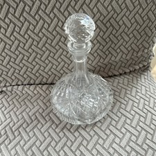 Unmarked crystal cut glass - unmarked,