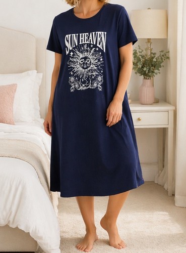 Navy sun heaven nightdress - sun,