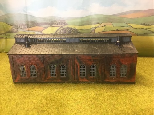 Vintage railway garage station - garage,