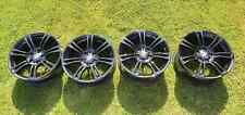 Genuine 18" BMW 350M 5 & 6 Series Alloy Wheels F10 F11: REFURBISHED GLOSS BLACK