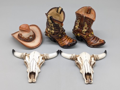Resin bull bison cow - bull,